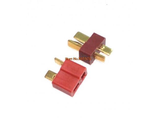 10 Pairs 20pcs T Plug Connector Female Male Deans RC Lipo Battery Helicopter bc 