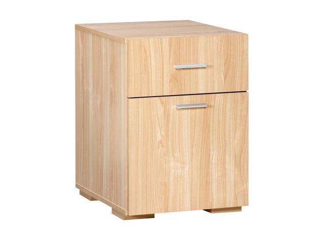 50 2401ok Modern 2 Drawer Lateral File Cabinet Oak Newegg Com