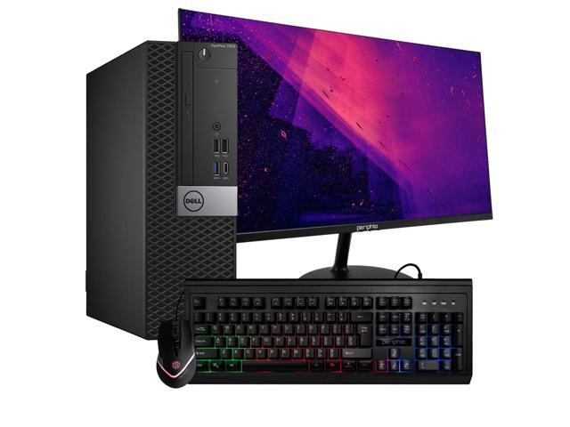 Dell OptiPlex 7050 Small Desktop Computer (SFF) PC | Quad Core Intel i5  (3.8GHz Turbo) | 16GB DDR4 RAM | 500GB SSD + 1TB | WiFi-5G + BT | Win 10  Pro |