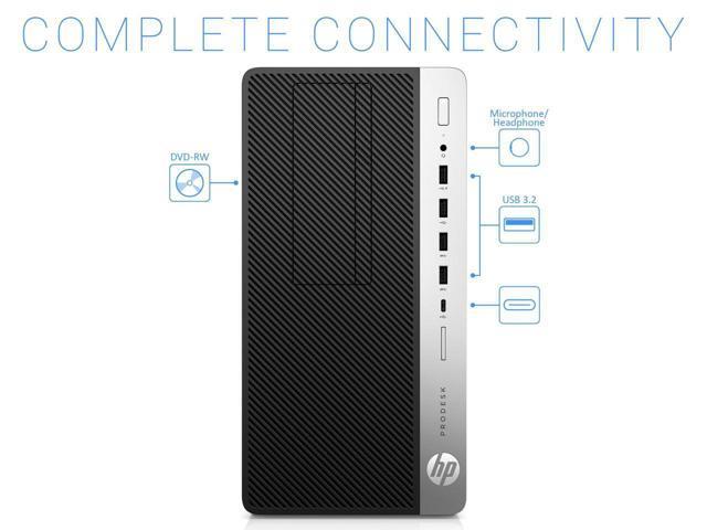 Refurbished: HP ProDesk 600 G3 Desktop, Intel Core i5-7500 Up to