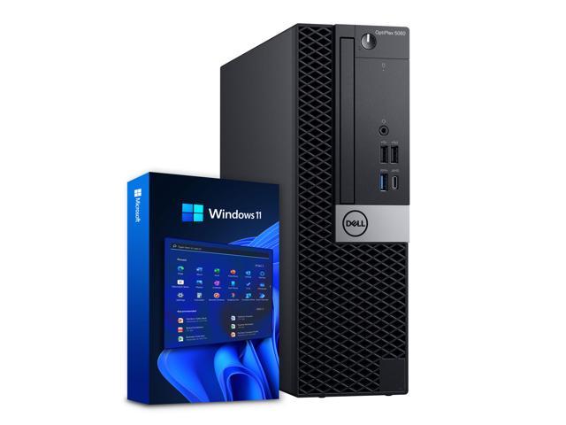 Dell OptiPlex 5060 - Windows 11 Desktop Computer | Intel Core i5-8600 Six Core (4.3GHz Turbo) | 16GB DDR4 RAM | 500GB SSD Solid State + 1TB HDD | WiFi + Bluetooth | Home or Office PC (Renewed)