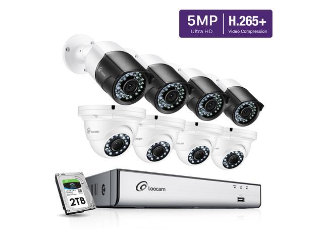 ZOSI 5MP PoE IP Security Camera Video Surveillance Home Motion Detection Outdoor