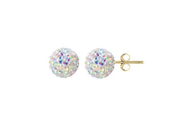 14k Gold 7 5mm Pave Crystal Ball Stud Earrings Made With Swarovski Elements Newegg 14k Gold 7 5mm Pave Crystal Ball Stud Earrings Made With Swarovski Elements Newegg