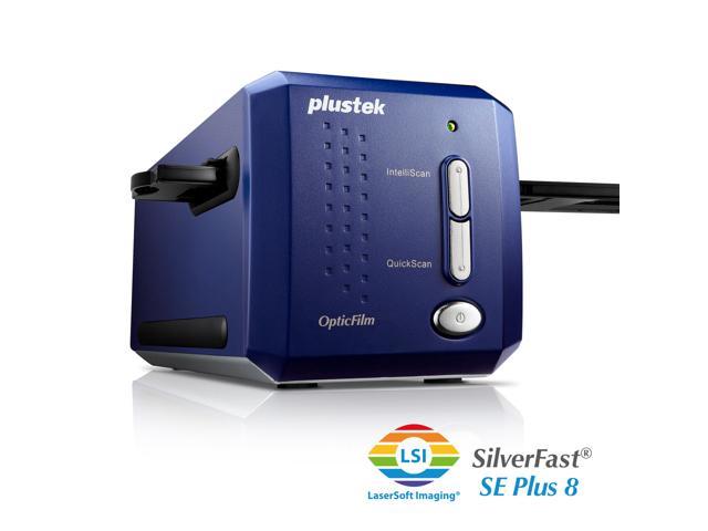 Plustek OpticFilm 8100 - 35mm Negative Film/Slide Scanner with 7200 DPI and 48-bit Output. Bundle Silverfast SE Plus 8.8