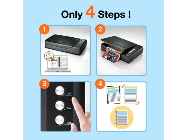 Plustek OpticBook 4800 - Narrow Boundary Design Book Scanner