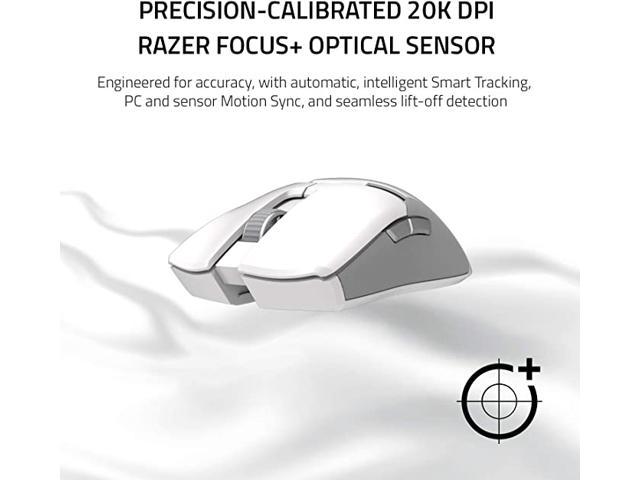 Razer Viper Ultimate Lightest Wireless Gaming Mouse Rgb Charging Dock Hyperspeed Wireless Technology k Dpi Optical Sensor 78g Lightweight 70 Hr Battery Mercury White Newegg Com