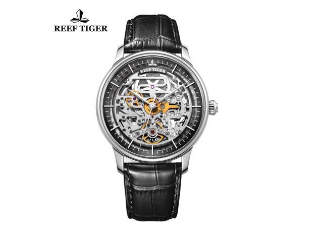reef tiger skeleton watch