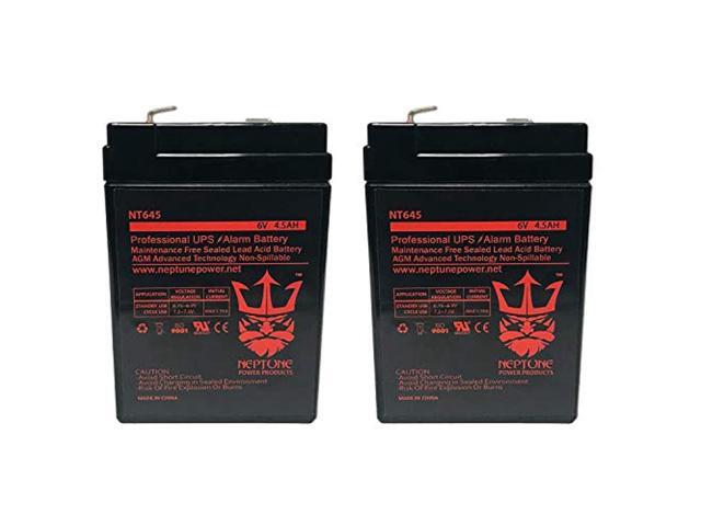 6 Volt 6v 4 5ah Rechargeable Deer Game Feeder Battery By Neptune