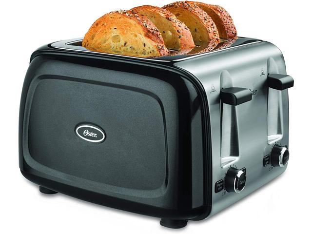 Oster 4-Slice Toaster, Black Metallic TSSTTRPMB4-NP 