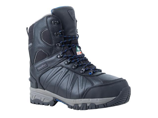 black 8 inch work boots