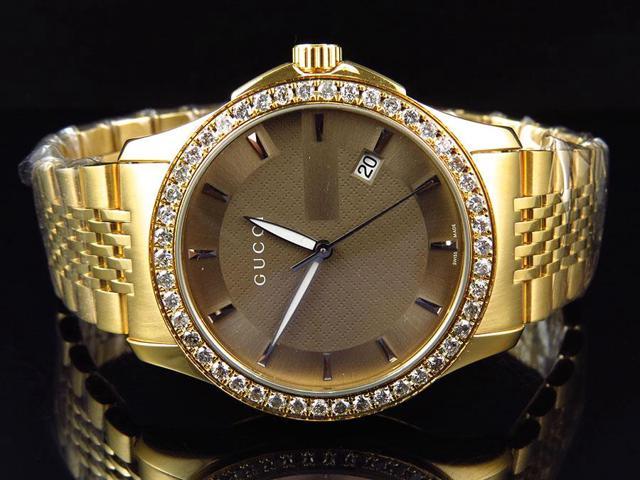 Mens 38 MM Gucci Diamond Watch in 