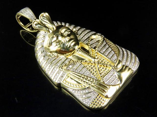 10k gold pharaoh pendant