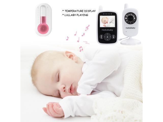 Hellobaby Wireless Video Baby Monitor Hb24 With2 4ghz And Night Vision Temperature Monitoring Two Way Talk System Newegg Com
