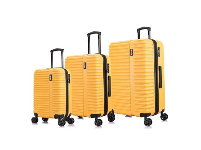 yellow suitcase set