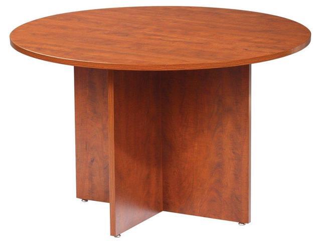 Gof Office Round Conference Table 42 Inch Cherry Furniture Newegg Com