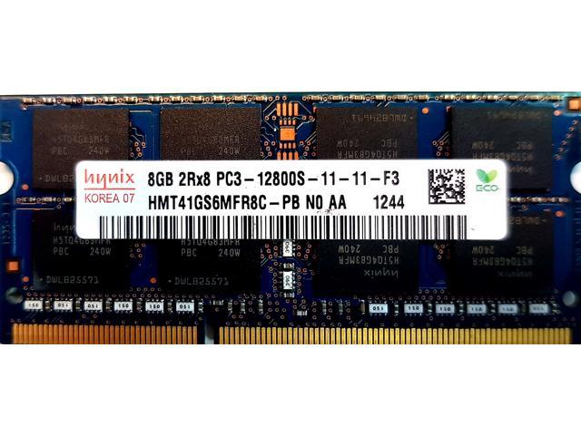HYNIX 8GB PC3-12800 DDR3-1600MHZ UNBUFFERED CL11 SODIMM DUAL OEM NOTEBOOK MEMORY HMT41GS6MFR8C-PB Laptop Memory Newegg.com