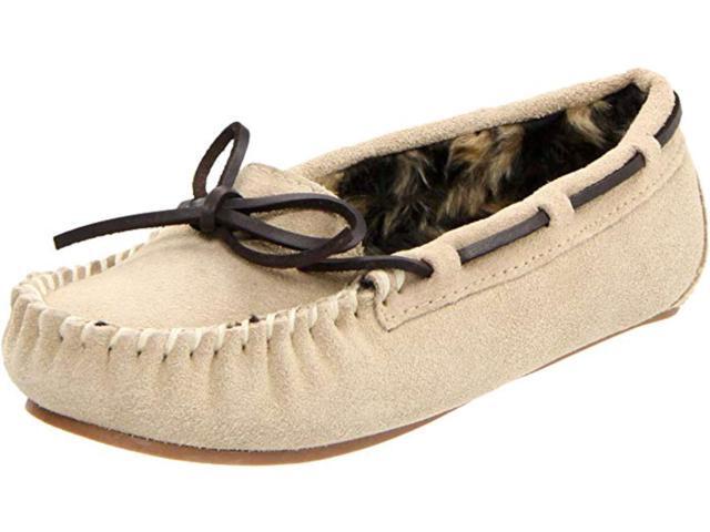 Tamarac Womens Peggy Sue Leather Closed Toe Slip On Slippers