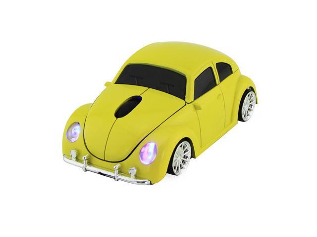 Xmas Gift 3D USB Optical Wireless Mouse Car VW Ladybug Shape Cordless ...
