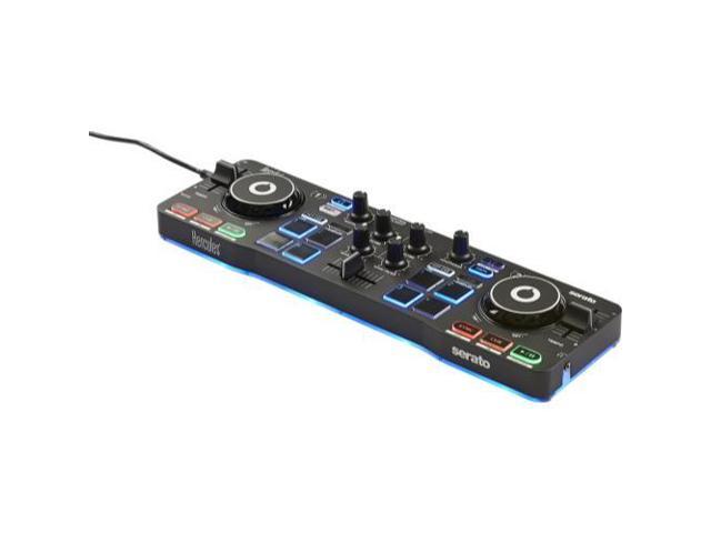 Hercules DJCONTROL STARLIGHT Compact DJ Controller w/Built-in Serato Sound Card