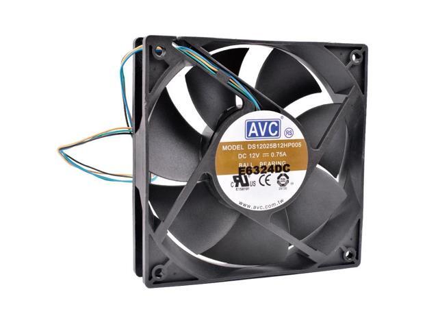 AVC DS12025B12H 12025 12V 0.75A 4-wire PWM Temperature Control Speed - Foto 9