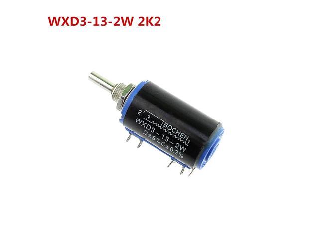 1pcs  WXD3-13-2W 1K ohm Rotary Multiturn Wirewound Potentiometer CA