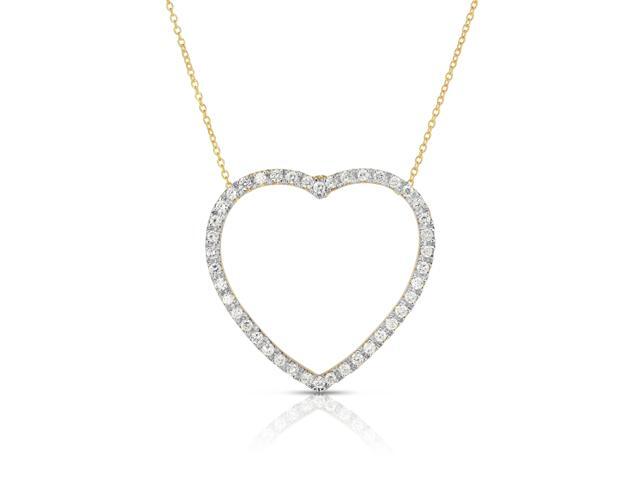 Noray Designs 14k Yellow Gold Diamond 0 90 Ct G H Color Si2 I1 Clarity Large Heart Pendant 18 Chain Newegg Com - Large Yellow Gold Heart Pendant Noray Designs 14k Yellow Gold Diamond 0 90 Ct G H Color Si2 I1 Clarity Large Heart Pendant 18 Chain Newegg Com - Large Yellow Gold Heart Pendant