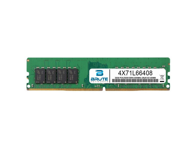 4X71L66408 - Lenovo Compatible 32GB DDR4-3200MHz 2Rx8 ECC UDIMM ...