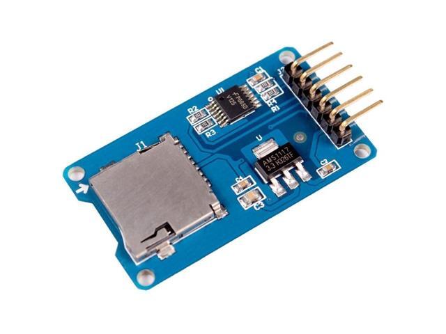 Micro SD Card Mini TF Card Reader Module SPI Interfaces with Level Converter Chip for Arduino