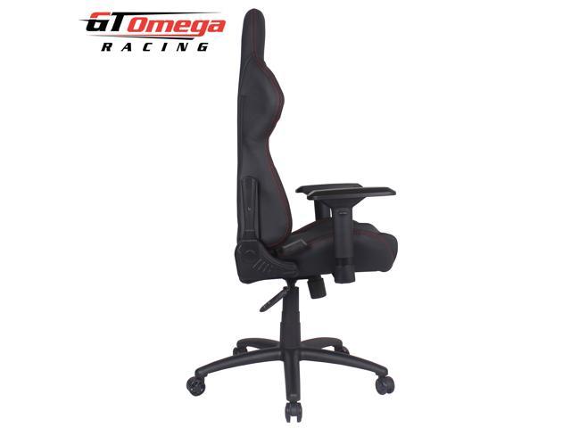Gt Omega Pro Racing Office Gaming Chair Black Leather Newegg Com