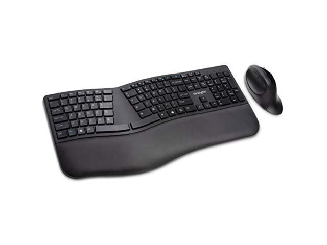 Photo 1 of Kensington Pro Fit Ergo Wireless Keyboard and Mouse (Black)---damage box 