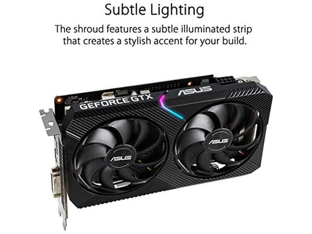 ASUS Dual GeForce GTX 1660 SUPER Video Card DUAL-GTX1660S-O6G-MINI