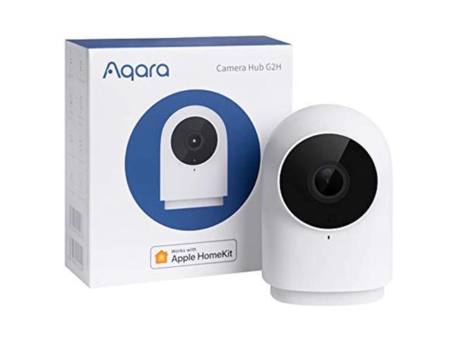 Aqara HomeKit Security Video Indoor Camera G2H, Night Vision, Two-Way Audio, 1080P HD Plug-in Indoor WIFI Camera, Family-Friendly Wireless Video Surveillance System, Smart Home Bridge for Alarm System