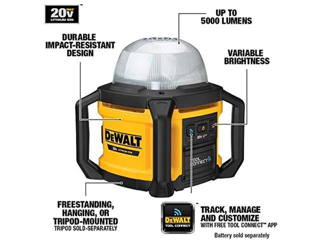 for sale online Tool Only DEWALT DCL074 Tool Connect All-Purpose Cordless Work Light 