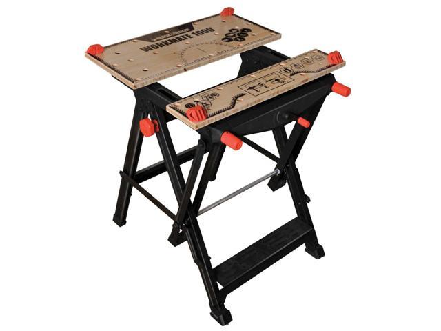 Black+Decker Workmate 301, Folding Workbench, Movable Wood Jaws. Metal  Frame