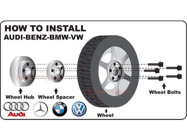 20mm Hubcentric Wheel Spacer Adapt Fit BMW 328i Sedan/xDrive F30 Year 2013 V-Pro 