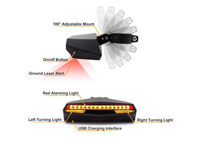 ampulla c1 rechargeable bike tail light