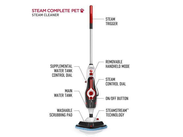 Hoover Steam Complete Pet Steam Mop, WH21000 - Newegg.com