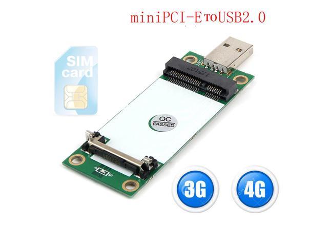 Mini Pci E Wireless Wwan To Usb 2 0 Adapter Card With Sim Card