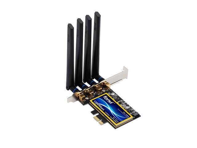 fenvi FV-T919 Hackintosh 1750Mbps Wireless PCI-E Bluetooth 4.0 BCM94360 Wifi Adapter For macOS Catalina/Big Sur/Monterey/Wi-fi Card For PC, Up to 1300M (5Ghz), Dual Band 802.11ac, Airdrop/Handoff