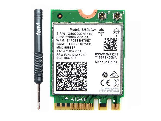 fact Craftsman beneficial Wireless-AC Intel 9260 9260NGW Adapter For M.2 Key E NGFF Wifi Network Card  9260AC,