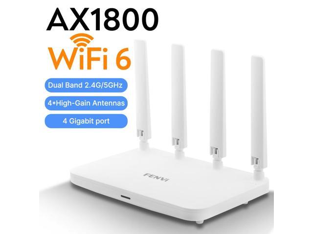 Fenvi AX1800 WiFi 6 Router, Dual Band Gigabit Wireless Internet Router ...