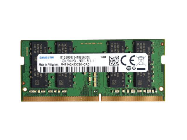Samsung 16GB DDR4 PC4-19200, 2400MHz, 260 PIN SODIMM, CL 17, 1.2V, ram  memory module, M471A2K43CB1-CRC