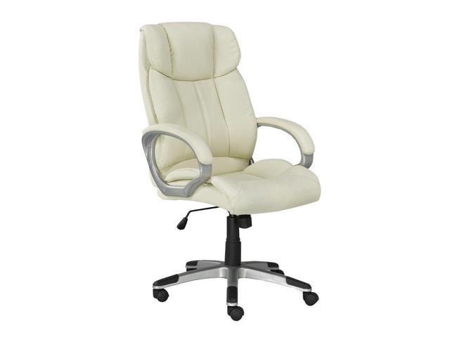 Office Chair With Gas Lift And Tilt Mechanism Beige Office Chairs Newegg Ca