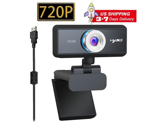 720P Full High Definition Webcam USB 2.0 Web Camera with Microphone for PC Laptop Desktop Plug and Play 
