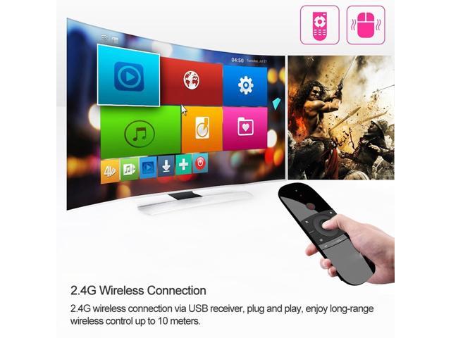 W1 Multifunction Portable 2.4GHz Remote Air Remote Mouse 2.4G Wireless  Smart TV Remote Control Mini Wireless Keyboard for Nvidia Shield/Android TV