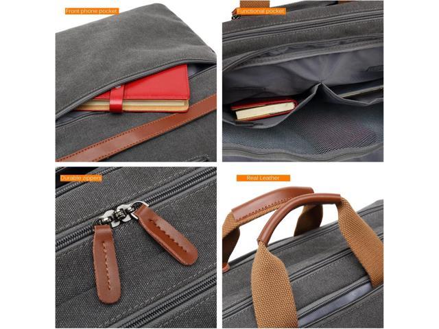 3 in 1 Convertible Laptop Backpack Messenger Bag —