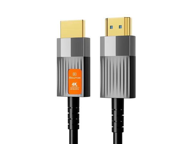 4K Fiber Optic HDMI Cable 33ft/10m Long in wall HDMI Cable 2.0 Supports  4K@60Hz, 18Gbps, 4:4:4, ARC, 3D, for TV LCD Laptop PS3 PS4