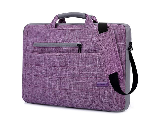 purple computer bag