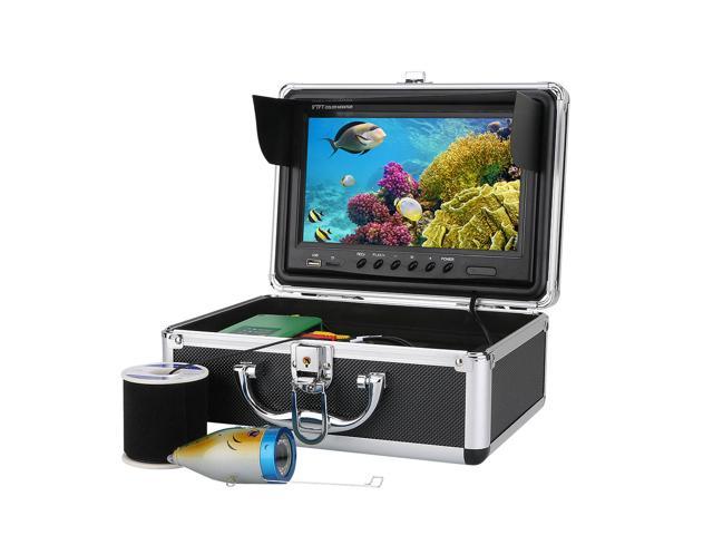 9"DVR 30M 1000TVL Fish Finder Underwater Fishing Camera 15pcs White LED+15pcs IR 