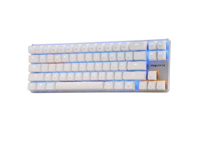 Magicforce 68 Keys Mini Gaming Mechanical Keyboard Silver White Brown Switch